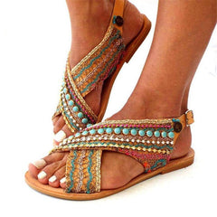 Fashion Vintage Bohemian Flat Sandals
