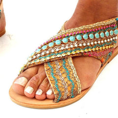 Fashion Vintage Bohemian Flat Sandals