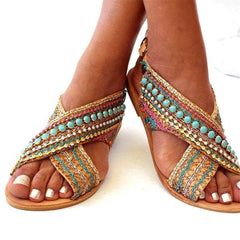 Fashion Vintage Bohemian Flat Sandals