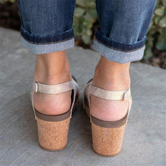 Fashion   Versatile Wedge Sandals