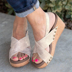 Fashion   Versatile Wedge Sandals