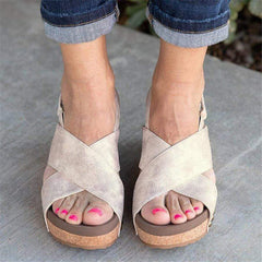Fashion   Versatile Wedge Sandals