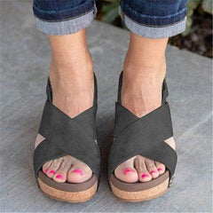 Fashion   Versatile Wedge Sandals