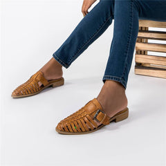 Fashion Retro   Hollow Flat Slippers