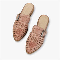 Fashion Retro   Hollow Flat Slippers