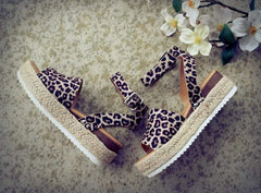 Thick-bottomed fish mouth sandals