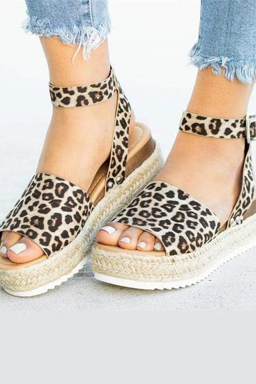 Thick-bottomed fish mouth sandals