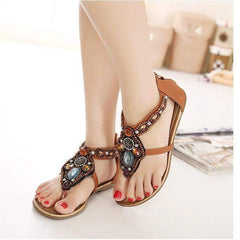 Bohemia Style Sandal Flat Beach Shoes