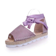 Platform Lace-Up Summer Sandals Shoes