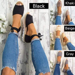 Platform Lace-Up Summer Sandals Shoes