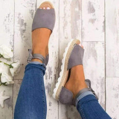 Platform Lace-Up Summer Sandals Shoes