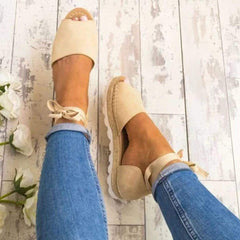 Platform Lace-Up Summer Sandals Shoes