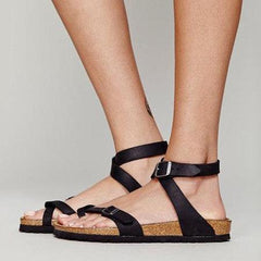 Ankle Strap Buckle Flip Flop Gladiator Thong Flat Sandals