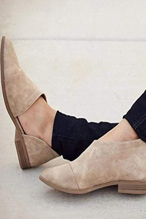 Fashion Low-Heel Pointed Sandals Shoes