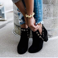 Mode enfärgade långa tubkängor för kvinnor 