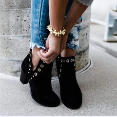 Mode enfärgade långa tubkängor för kvinnor 