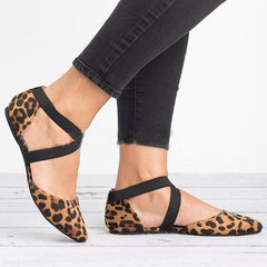 Plain  Flat  Velvet  Ankle Strap  Point Toe  Casual Date Comfort Flats