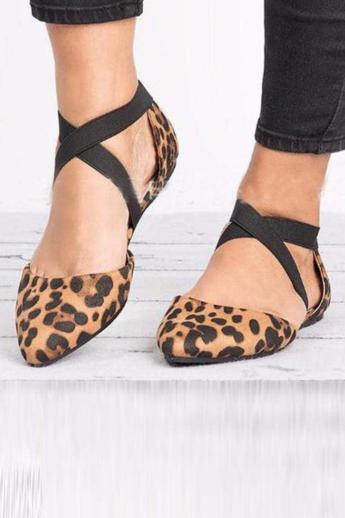 Plain  Flat  Velvet  Ankle Strap  Point Toe  Casual Date Comfort Flats