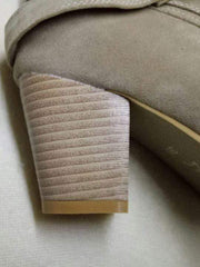 Ankelstövlar med blockhäl