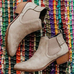 Stor storlek Kvinnor Plain Point Toe Ankel Boots 