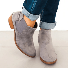 Stor storlek Kvinnor Plain Point Toe Ankel Boots 