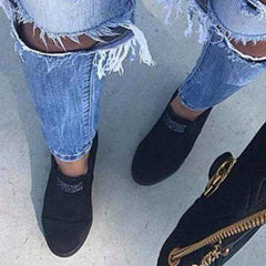 Kvinnor Inside Kilklack Flerfärgade stövlar 