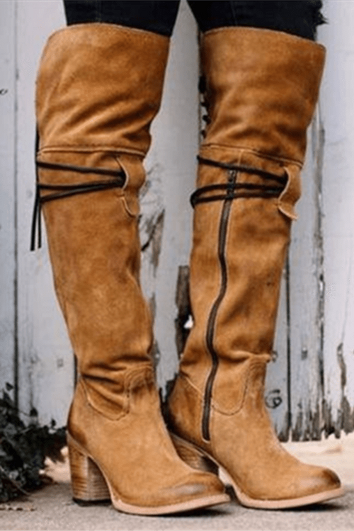 Mode Nya Varma Over The Knee Boots 