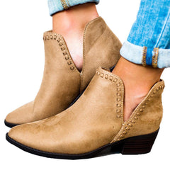 Modenya Deep V Middle Boots 