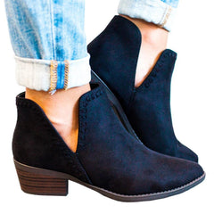 Modenya Deep V Middle Boots 