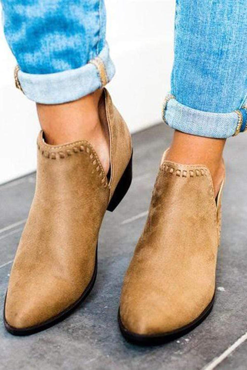 Modenya Deep V Middle Boots 