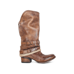 Mode stövlar med låg klack