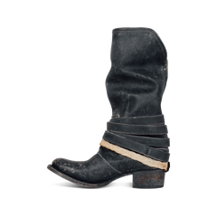 Mode stövlar med låg klack