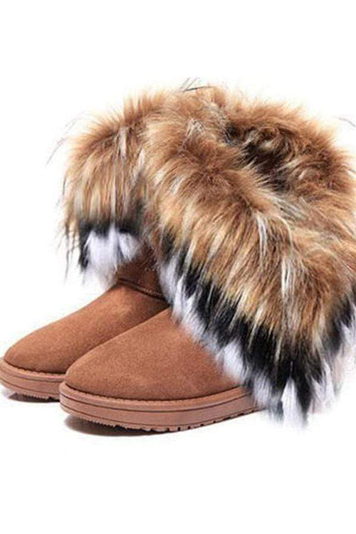 Vardagsliv Låg klack pälsskor 