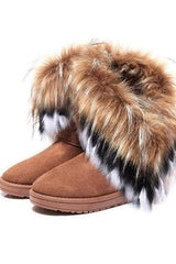 Vardagsliv Låg klack pälsskor 