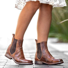 Snygga Martin-stövlar med låg klack för vinter/höst