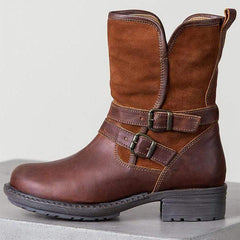 Platt rund tå Date Outdoor Korta Platta Boots