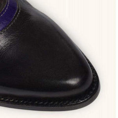 Snygga högklackade läderstövlar för kvinnor