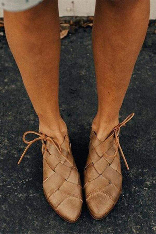 Knit Flat Heel Sandals