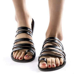 Mode Enkel Bekväma Flat Tofflor 