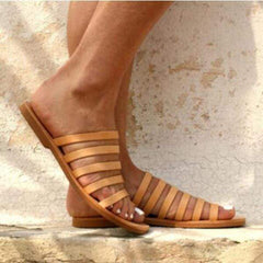 Mode Enkel Bekväma Flat Tofflor 