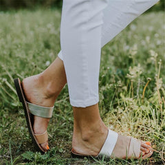 Fashion Joker   Breathable Round Toe Slippers