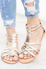 Fashion Adjustable Buckle Multicolor Sandals