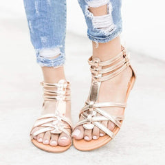 Fashion Adjustable Buckle Multicolor Sandals