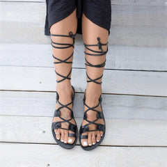 Roman Style Cross Straps Hollow Sandals