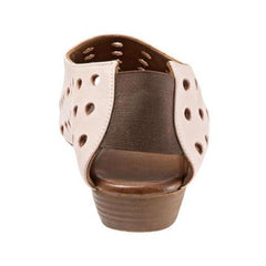 Low Heel Fish   Elastic Sandals