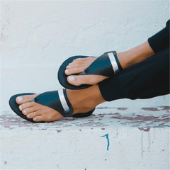 Fashion Simple   Toe Flat Slippers