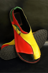 Fashion Retro   Hollow Versatile Color Sandals