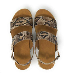 Large Size Platform Grass Sandals