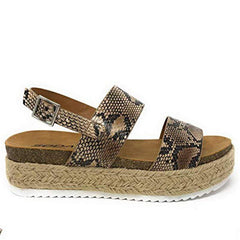Large Size Platform Grass Sandals