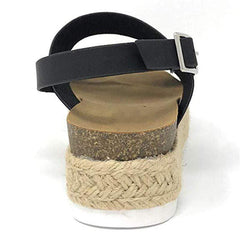 Large Size Platform Grass Sandals